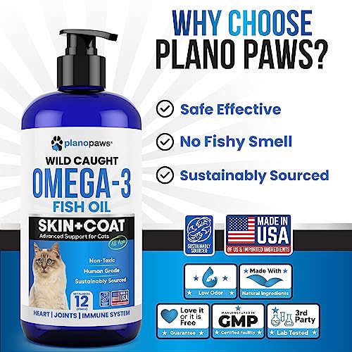 Vegan Omega 3 Liquid Supplement for Cats