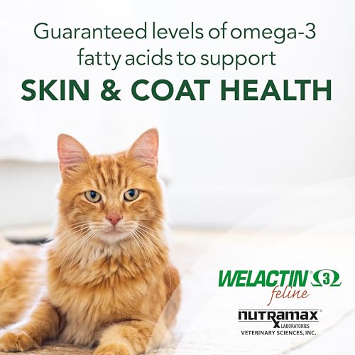 Nutramax Vegan Omega-3 Supplement for Cats