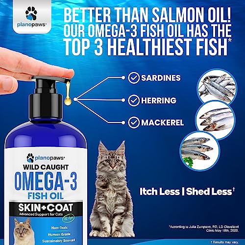 Vegan Omega 3 Liquid Supplement for Cats