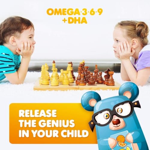 Vegan Omega 3 Gummies for Kids - 180 Count