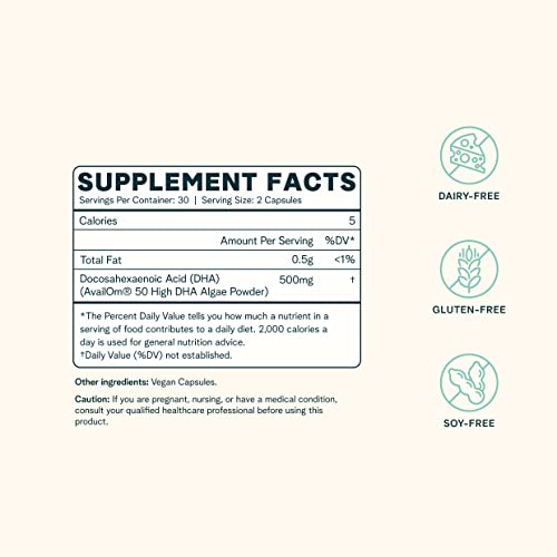 Ora Organic Vegan Omega 3 - 60 Algae Capsules