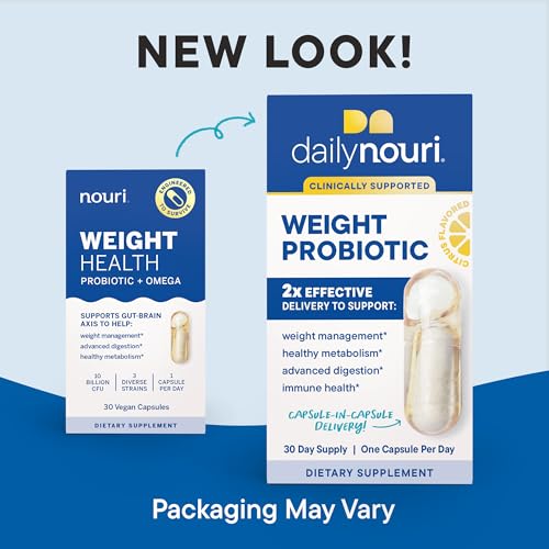 Vegan Omega 3 Probiotic Capsules for Weight Support