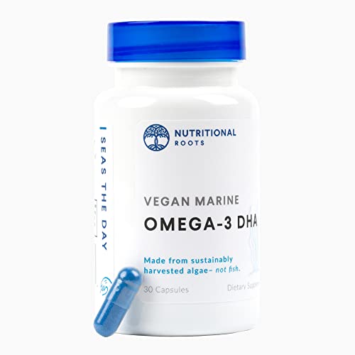 Vegan Omega 3 DHA Algae Supplement - 30 Capsules