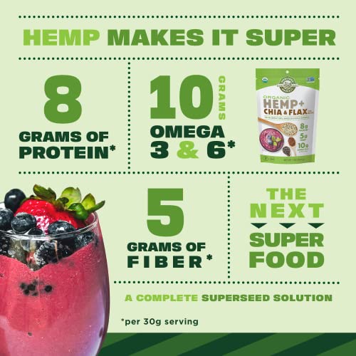 Organic Hemp, Chia & Flax Superseed Blend
