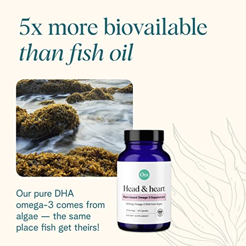 Ora Organic Vegan Omega 3 - 60 Algae Capsules