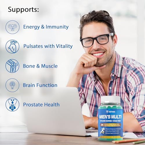 Vegan Omega 3 Multivitamin Gummies for Men
