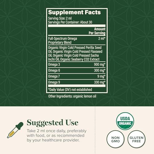 Vegan Omega 3-6-9 Supplement with Seaberry Extract
