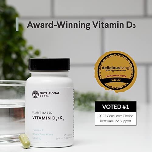 Vegan Omega-3 DHA with Vitamin D3 & K2