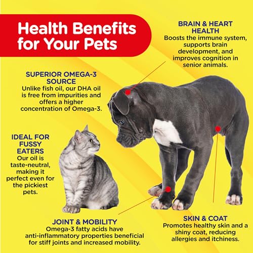 Vegan Omega 3 Oil for Pet Health Support