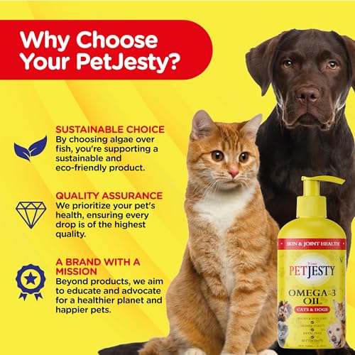 Vegan Omega 3 Oil for Pet Health Support