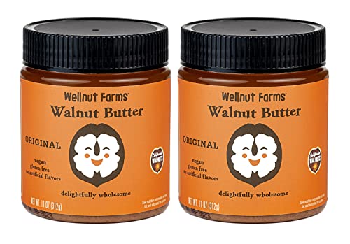 Wellnut Farms Vegan Omega 3 Walnut Butter 2-Pack