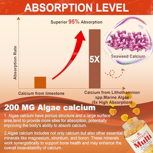 Vegan Omega 3 Women's Multivitamin Gummies, 120ct