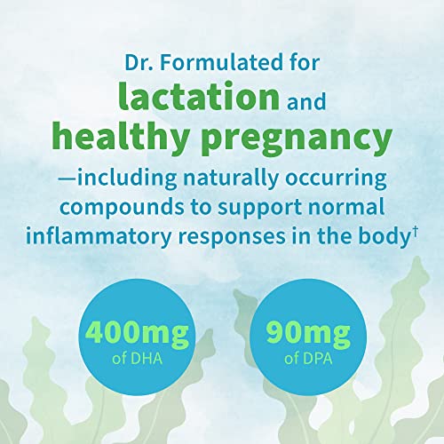 Vegan DHA Omega 3 Supplement - 400mg Algal Softgels