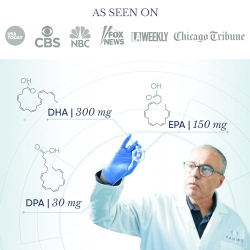TAHIRO Vegan Omega-3 Softgels for Brain Health