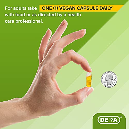 DEVA Vegan Chia Seed Oil Omega 3 Capsules