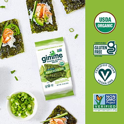 Gimme Seaweed: Organic Roasted Omega 3 Snacks