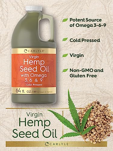 Carlyle Cold Pressed Hemp Seed Oil 64 fl oz