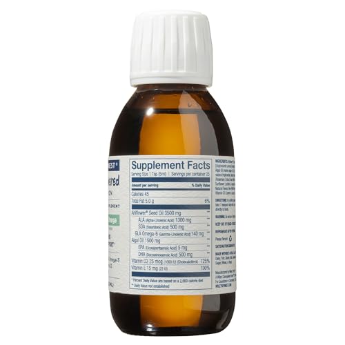 Vegan Omega-3 Liquid Supplement – Tropical Mango Flavor