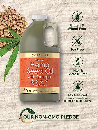 Carlyle Cold Pressed Hemp Seed Oil 64 fl oz
