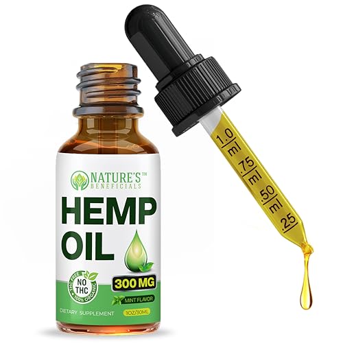 Organic Hemp Oil Drops - Vegan Omega Fatty Acids