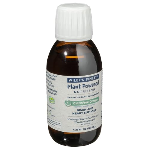 Vegan Omega-3 Liquid Supplement – Tropical Mango Flavor