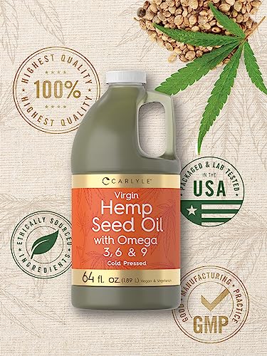 Carlyle Cold Pressed Hemp Seed Oil 64 fl oz