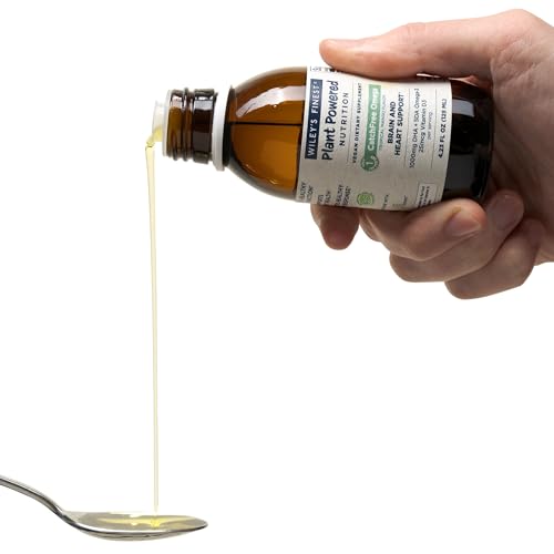 Vegan Omega-3 Liquid Supplement – Tropical Mango Flavor