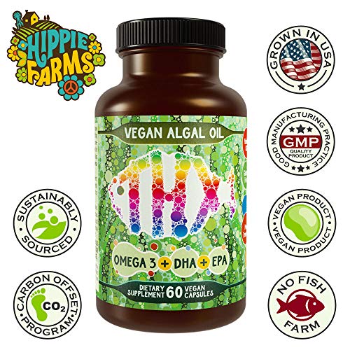 Vegan DHA EPA Algae Oil Omega 3 Blend