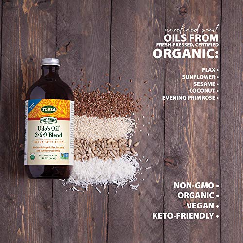 Flora UDO’s Vegan Omega 3-6-9 Oil Supplement