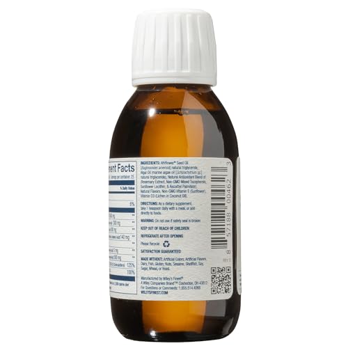 Vegan Omega-3 Liquid Supplement – Tropical Mango Flavor