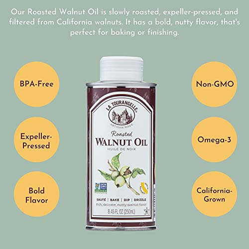 La Tourangelle Roasted Walnut Oil - Vegan Omega-3