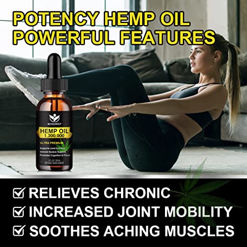 Vegan Organic Hemp Oil - Omega 3 & Relaxation
