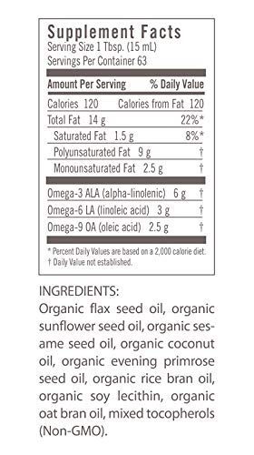 Flora UDO’s Vegan Omega 3-6-9 Oil Supplement