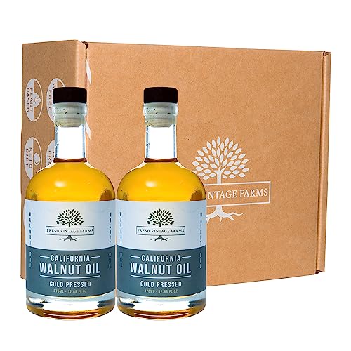 Fresh Vintage Farms Walnut Oil, Cold Pressed Duo
