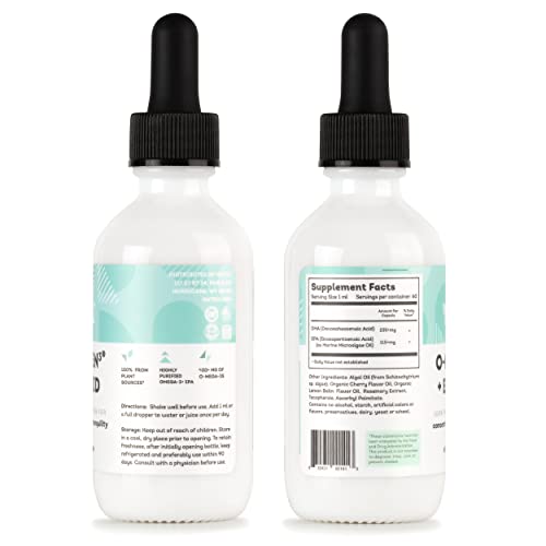 Nutru O-Mega-Zen3 Vegan DHA EPA Liquid Supplement