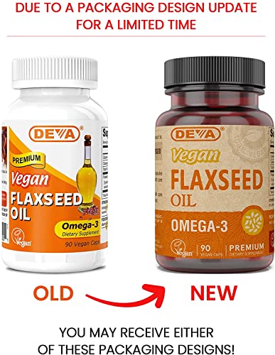 Organic Vegan Omega-3 Flax Seed Oil Capsules