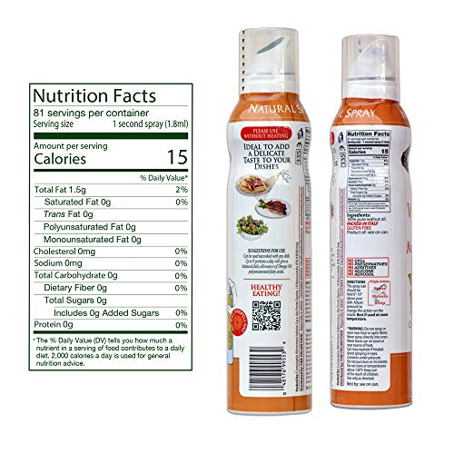 Pure Walnut Oil Cooking Spray with Omega-3