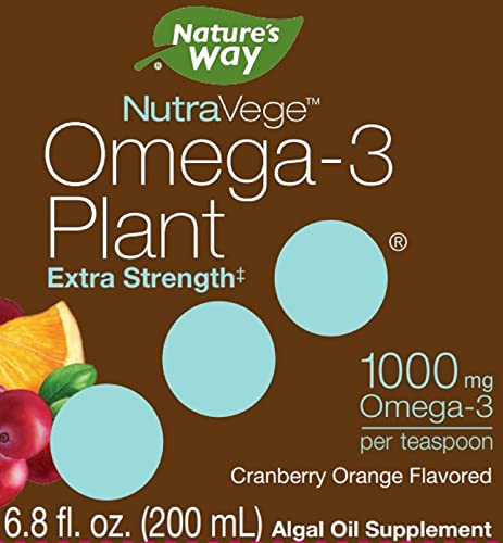 NutraVege Extra Strength Vegan Omega-3 Liquid 6.8 oz