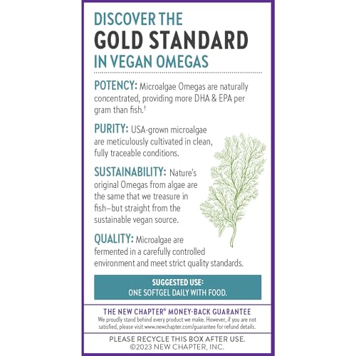 Vegan Prenatal Omega-3 DHA/EPA Supplement - 30 Softgels