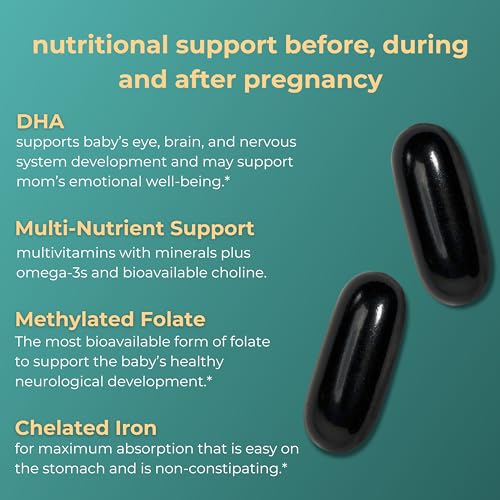 Vegan Omega-3 Prenatal Multivitamin Softgels - 60ct