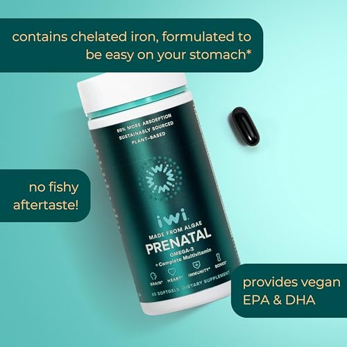 Vegan Omega-3 Prenatal Multivitamin Softgels - 60ct
