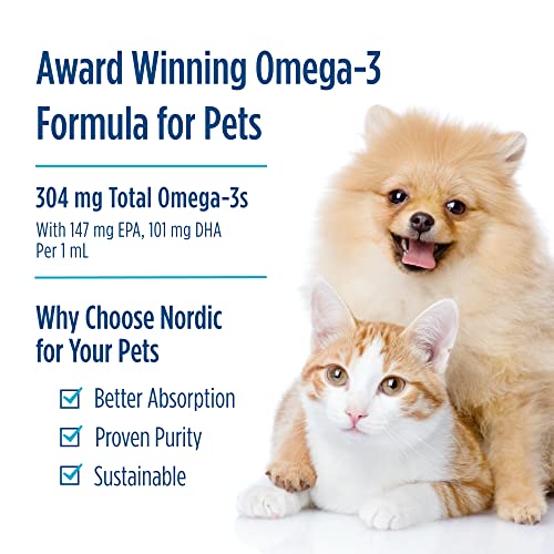 Vegan Omega-3 Supplement for Dogs and Cats