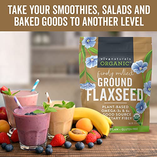 Viva Naturals Organic Flaxseed - Vegan Omega 3