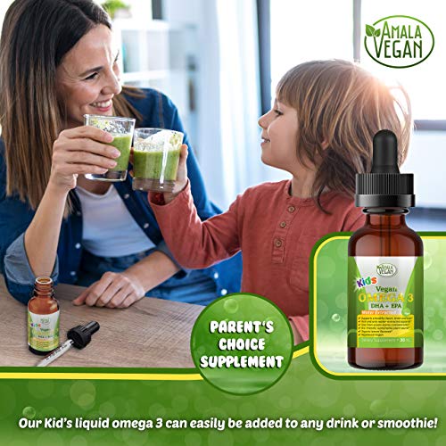 Amala Vegan Omega 3 Liquid for Kids