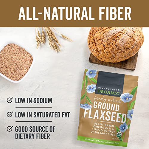 Viva Naturals Organic Flaxseed - Vegan Omega 3