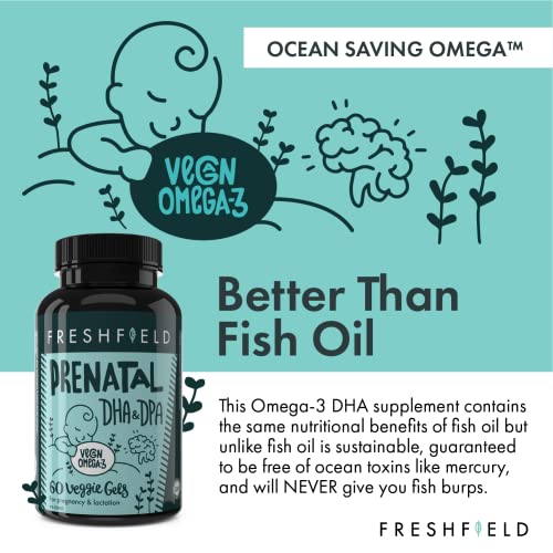 Vegan Prenatal Omega 3 DHA for Brain Support
