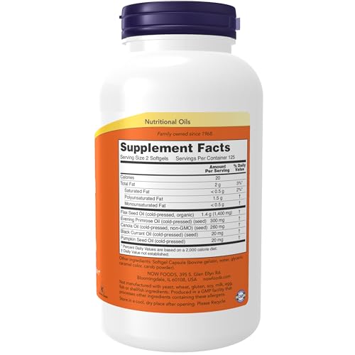 Vegan Omega 3-6-9 Blend with Flax & Oils