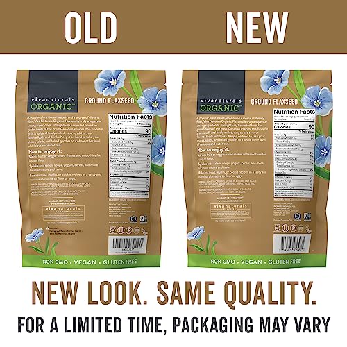 Viva Naturals Organic Flaxseed - Vegan Omega 3