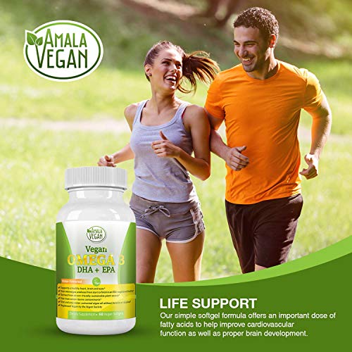 Powerful Vegan Omega 3 Algae Oil Supplement