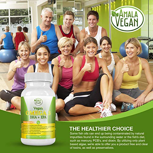 Powerful Vegan Omega 3 Algae Oil Supplement